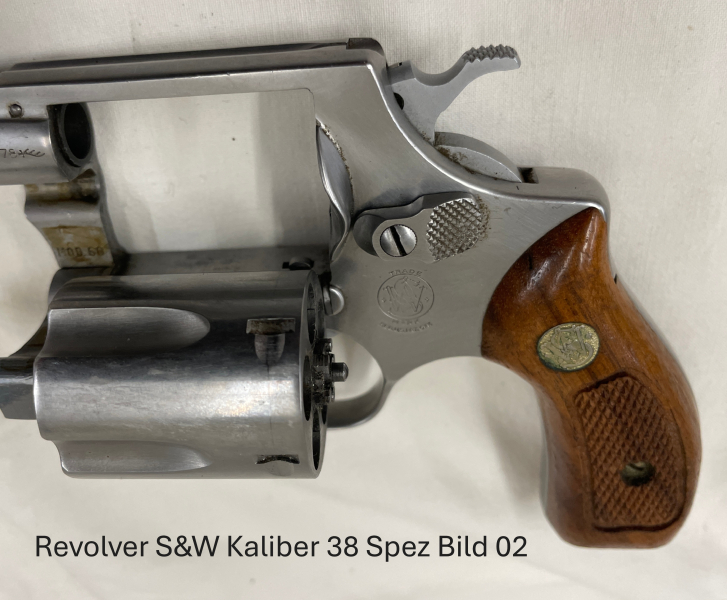 S&W Revolver 38 Spez, Edelstahl - Top Zustand – Bild 2