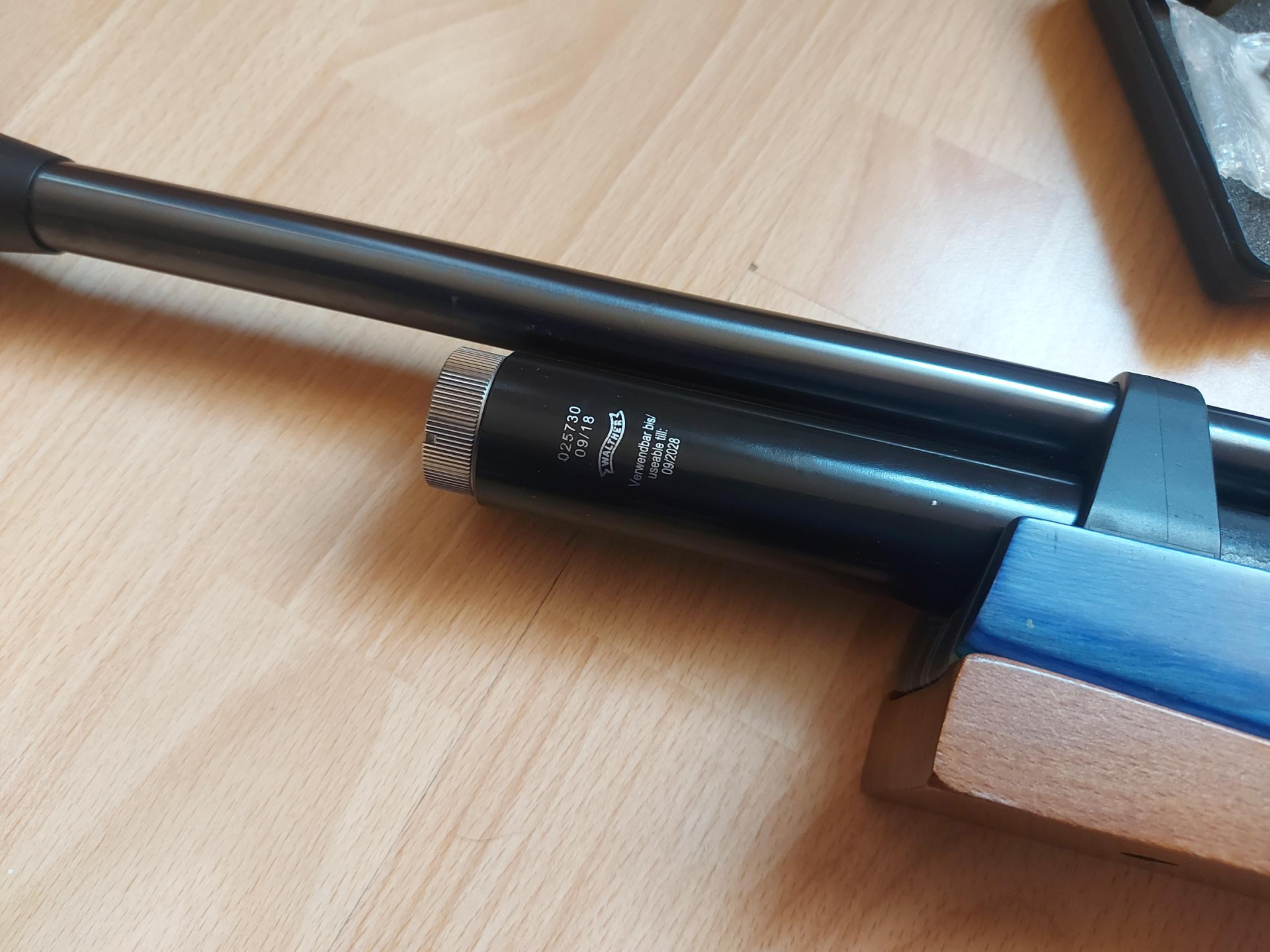 Walther Match Pressluftgewehr mit gültiger Stahlkartusche bis 9/28 – Bild 3