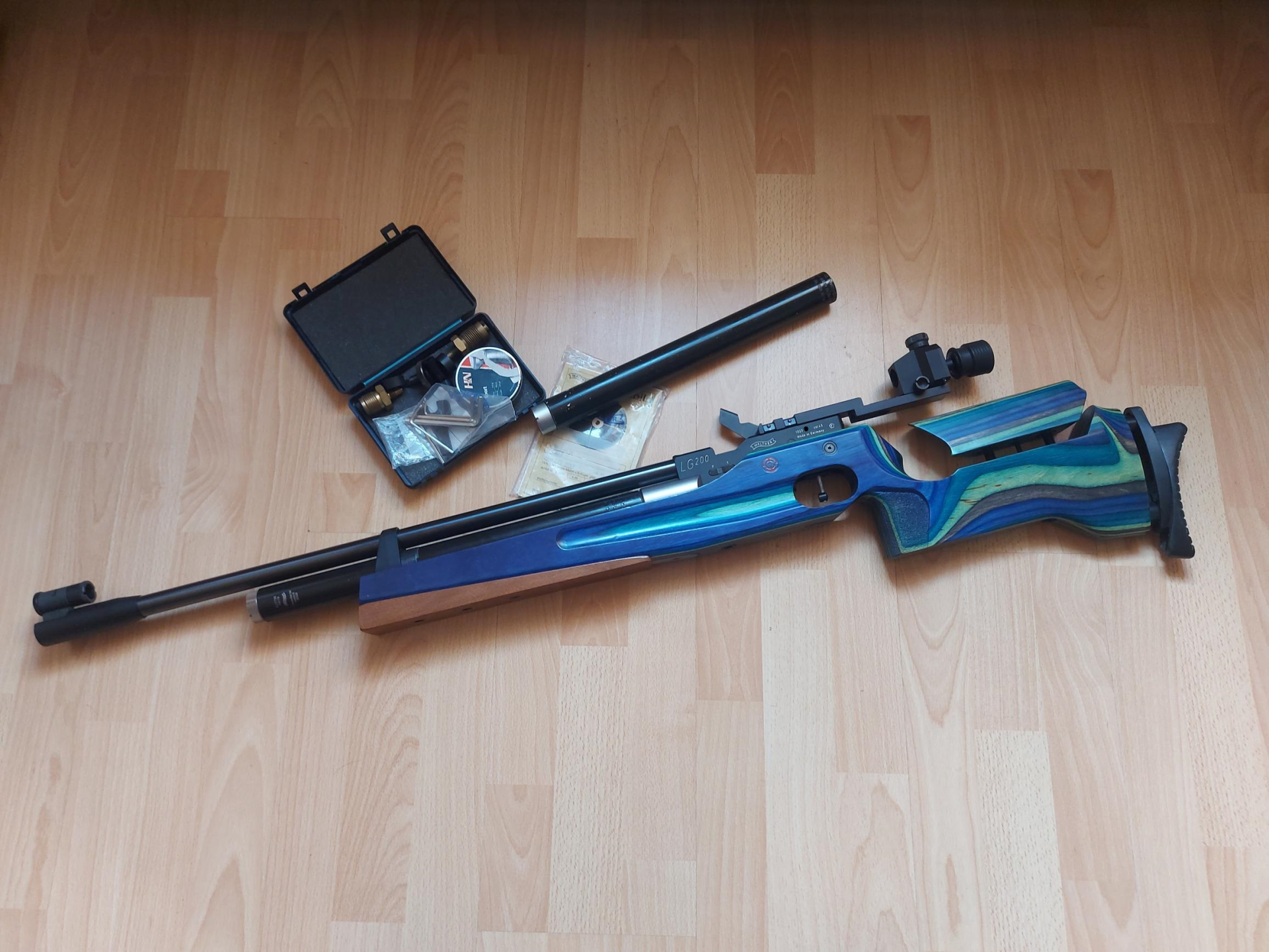 Walther Match Pressluftgewehr mit gültiger Stahlkartusche bis 9/28 – Bild 2