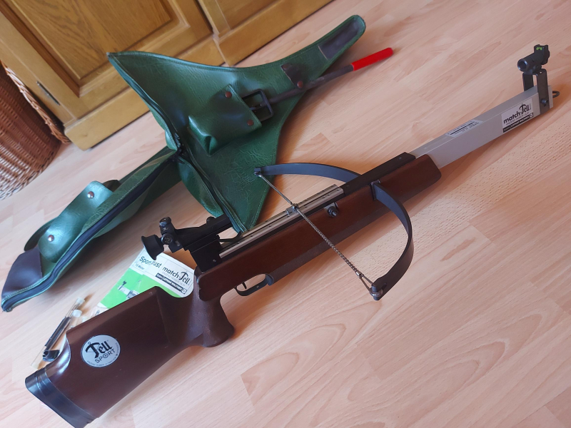 Gelegenheit Matcharmbrust Lothar Walther Match ,orginal Papiere und 3 Pfeile ! – Bild 2