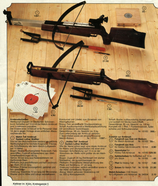Gelegenheit Matcharmbrust Lothar Walther Match ,orginal Papiere und 3 Pfeile ! – Bild 5