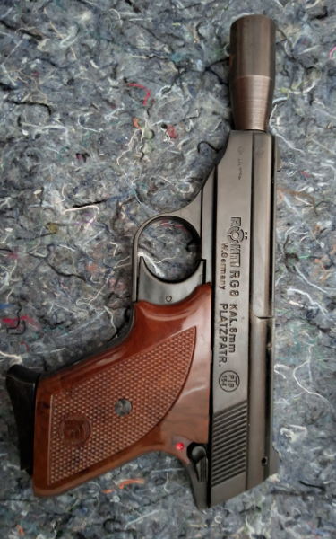 Pistole Röhm RG 8 in 8mm Platz PTB 154 Fehler – Bild 2