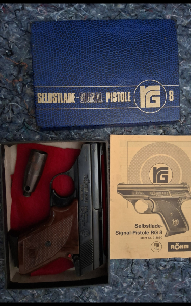 Pistole Röhm RG 8 in 8mm Platz PTB 154 Fehler – Bild 1