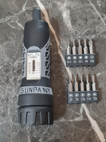 GUNPANY Drehmoment Schraubendreher 1,1 - 6,8 Nm – Bild 1