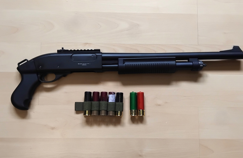 +++ Double Eagle GAS Shotgun 870 Style (Pistolgrip) +++ – imagem 1