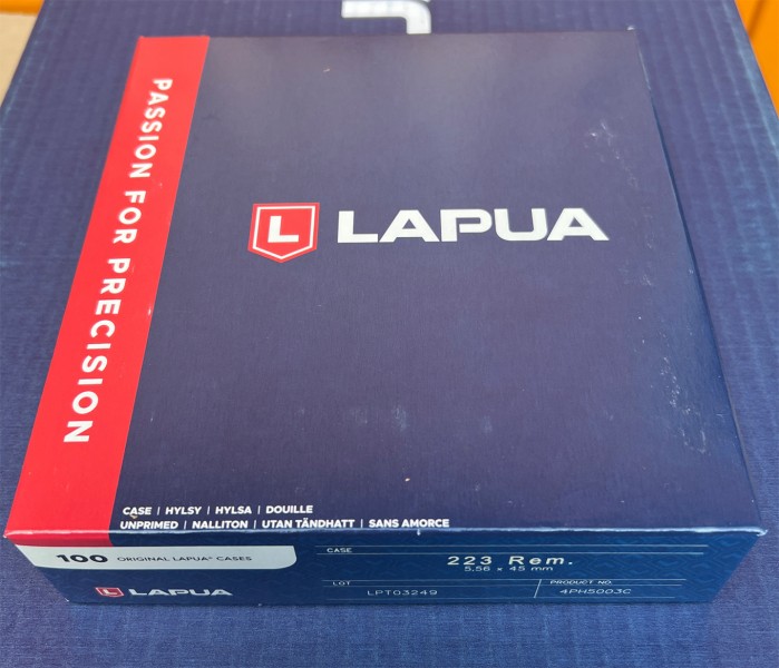 .223 Rem Hülsen Lapua Neu – stampa 1