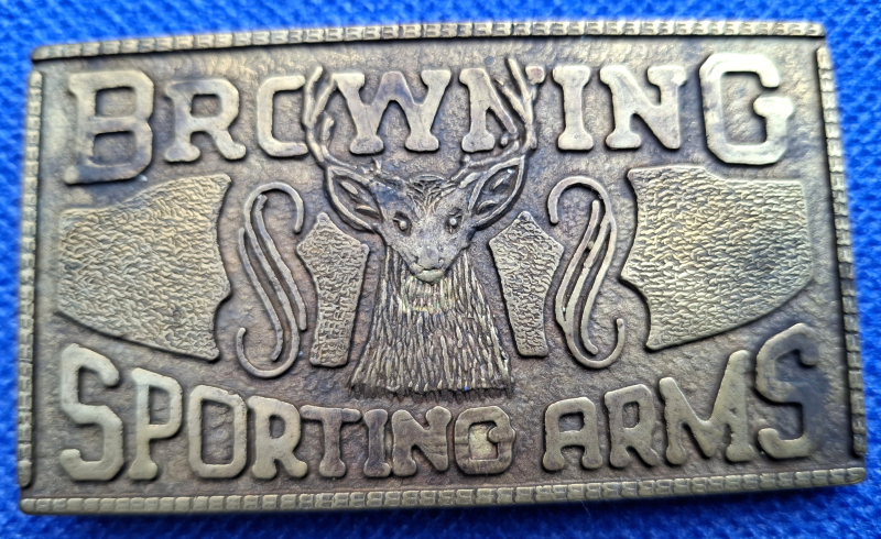 Vintage Gürtelschnalle - BROWNING SPORTING ARMS – Bild 1