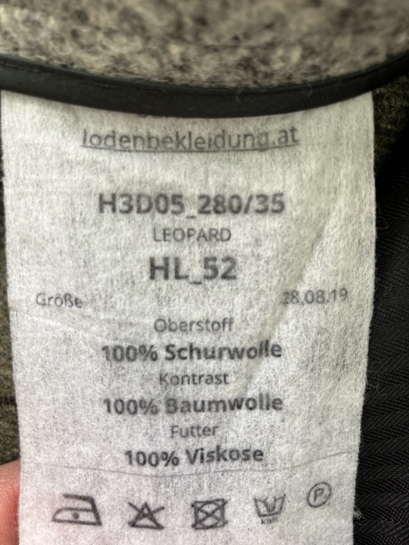 Bekla/ Lodenbekleidung.at Lodenhose Modell Leopard Gr. 52 Lang – Bild 5