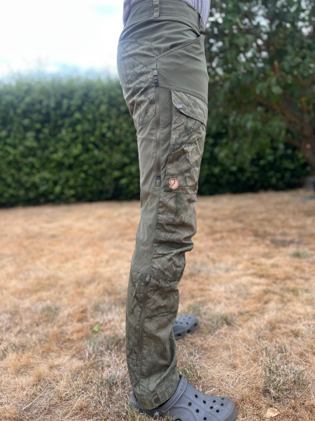 Fjällräven KEB Hose Green-camo Gr. 50 Lang – Bild 4