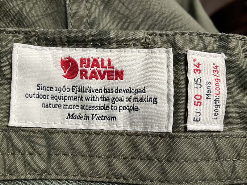 Fjällräven KEB Hose Green-camo Gr. 50 Lang – Bild 5