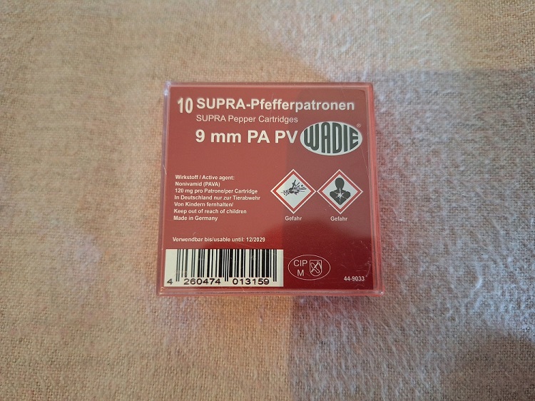 WADIE 9mm PA/PV Supra Pfefferpatronen – Bild 2