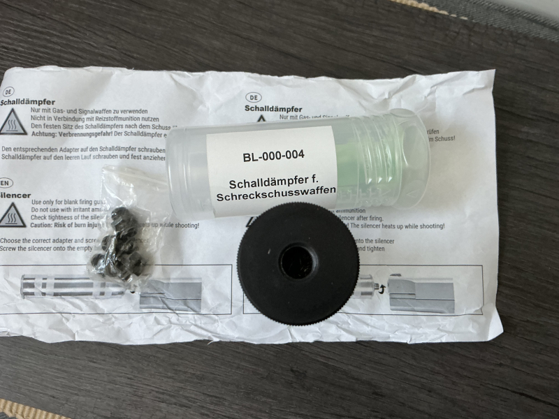 Schalldämpfer für Schreckschusswaffen – bilde 3
