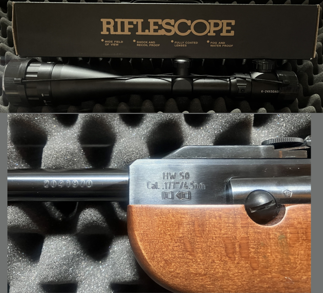 Luftgewehr Weihrauch HW50 M/II FO mit Zielfernrohr & gratis Zubehör – Bild 2