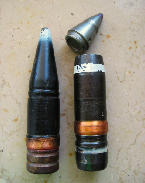 2 x 23mm Geschosse Shilka FLAK russisch – Bild 2
