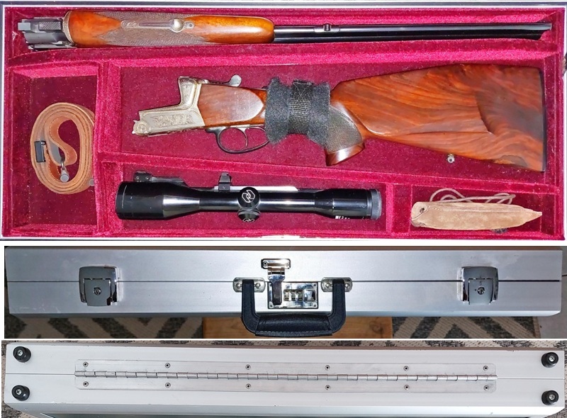 Koffer Krieghoff Kipplaufwaffe – imagem 3