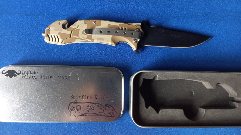 Buffalo River Axiom Range Spitfire Knife Einhandmesser – Bild 2