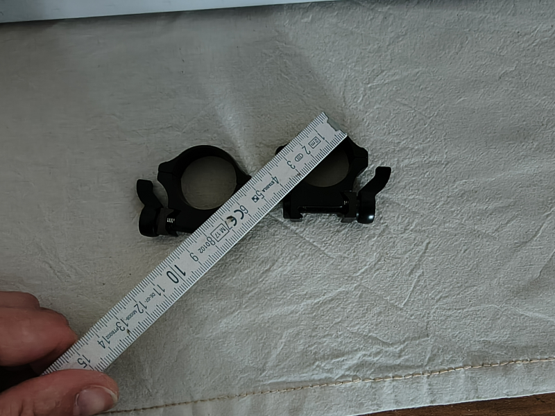 EAW 30 mm Ringe mit Schnellspannhebel, BH 15mm – Bild 2