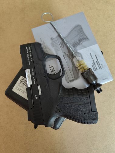 PTB 946 Zoraki 906 Schwarz-Chrom 9mm P.A.K. PTB 946 Neu – Bild 3