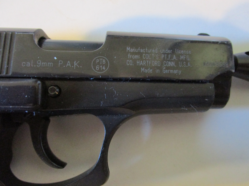 Gas-Start-Signal-Pistole Colt Double Eagle - Mod. Colt Commander – Bild 3