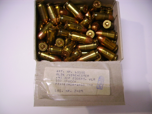 .45ACP Olin Winchester 100Stck – Bild 1