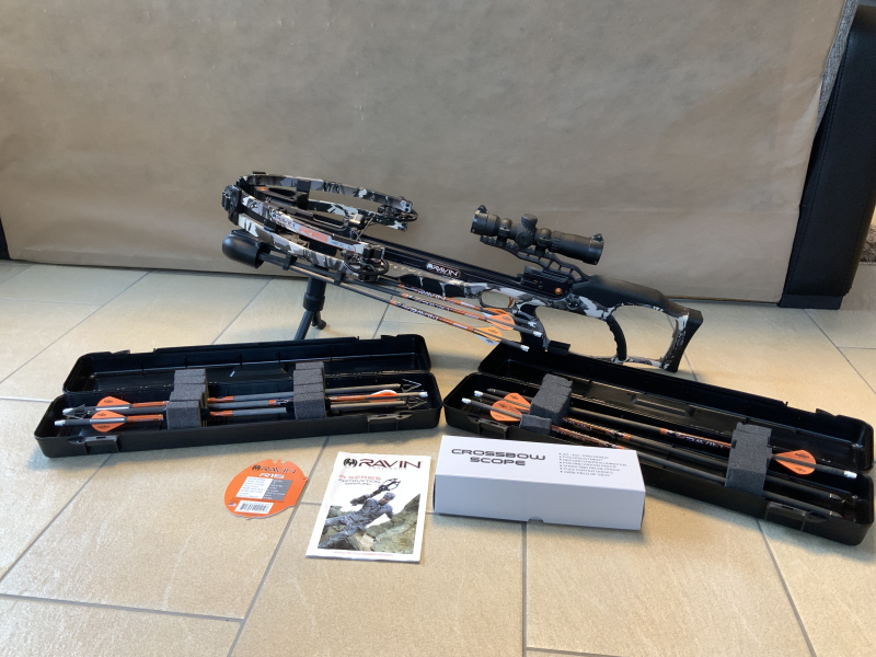 Ravin R15 Compound-Armbrust Predator Camo – Absoluter Top-Zustand (nur 2x geschossen!) + 9 Bolzen – Bild 1