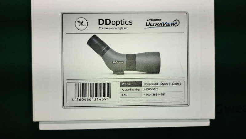 DDoptics Spektiv Ultraview ED 9-27x56 S-ED – Bild 2