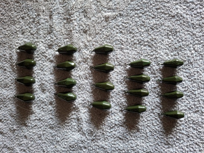 10x daimond inliner (sarkblei) 6 bis 16 gramm – Bild 2