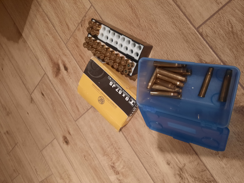 8x57 JS Hülsen PPU RWS Geco 49 Stk. – Bild 1