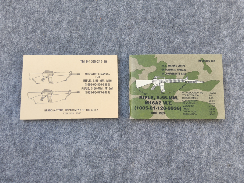 Operator's Manual M16/M16A1 & M16A2 – slika 1