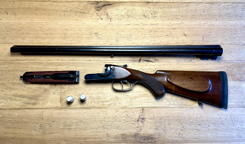 Doppelflinte / Querflinte Eduard Kettner Mod. Pußta Kal. 16/70 – Bild 6