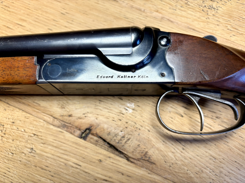 Doppelflinte / Querflinte Eduard Kettner Mod. Pußta Kal. 16/70 – Bild 3