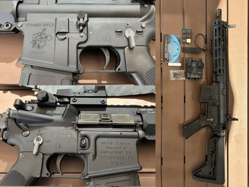 VFC KAC SR16 GBB Short 10,3 (10,5) mit Rare Arms M-Lok Handguard CO2 Magazin Frontgriff Sling RedDot – Bild 4