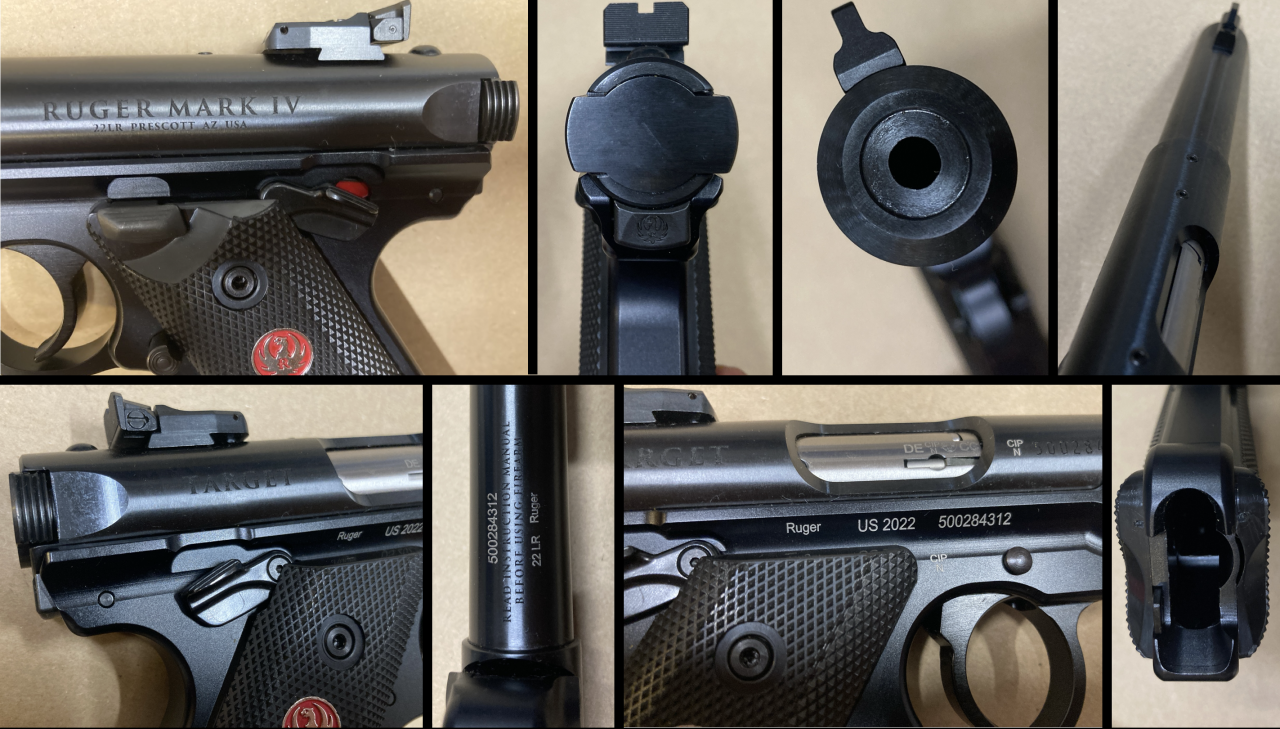 Ruger Mark IV Target 5,5" .22lr brüniert inkl. Zubehör – Bild 3