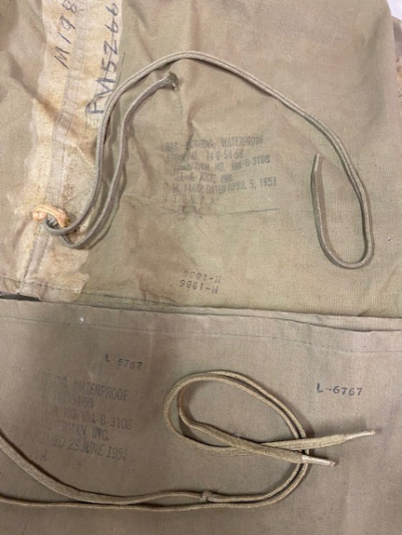 US Army Krieg Korea Vietnam Uniform Sack Wasserfest No Garand Bajonett – Bild 2