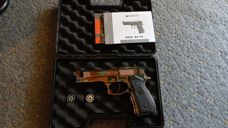 Umarex Beretta M 92 FS polished chrome – Bild 3