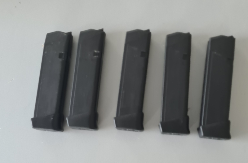 5 Magazine für Glock 17 mit 2 Schuss Verlängerung. – Bild 2