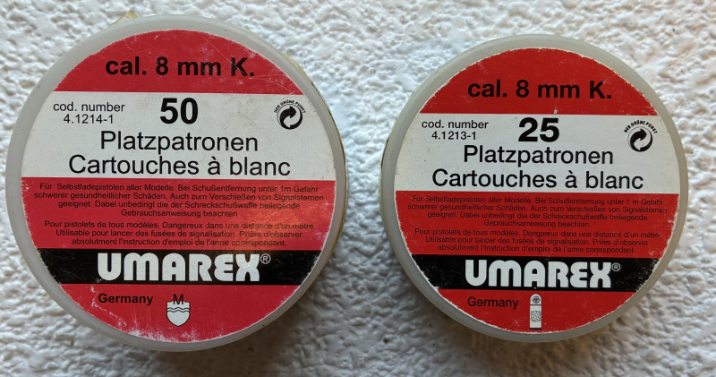 Umarex 8mm K Patronen – pilt 1