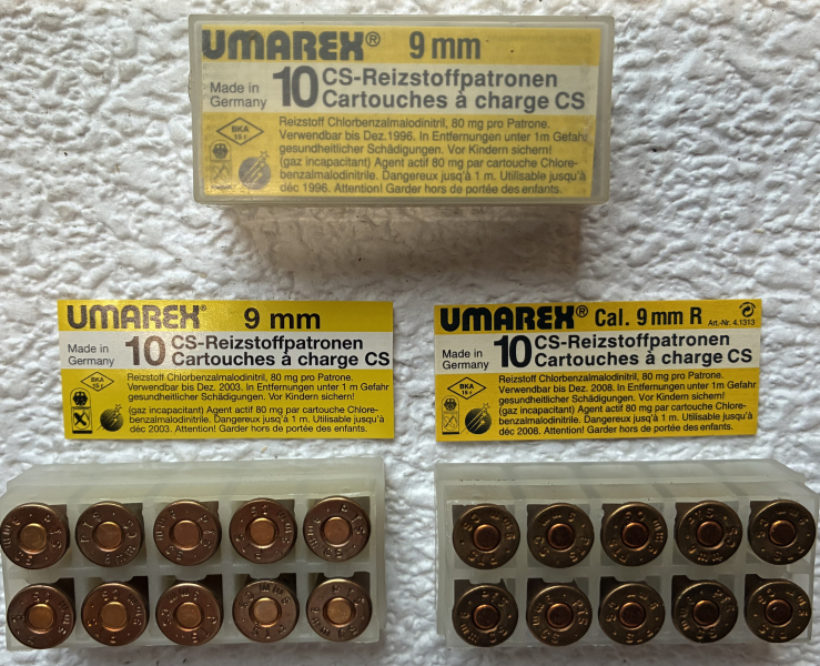 Umarex 9mm R CS Reizstoffpatronen – Bild 2