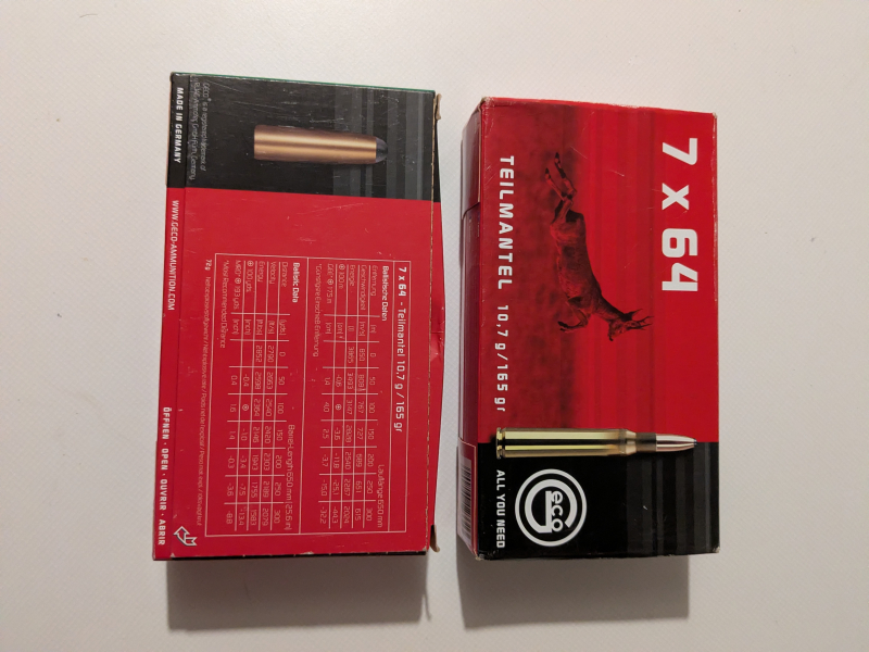 40 Schuß Gego Teilmantel Cal. 7x64 10,7 Gramm – Bild 2