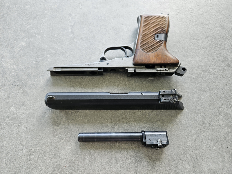 Halbautomatische Pistole CZ 52 im Kaliber 7,62 mm Tokarev mit Austauschlauf im Kaliber 9 mm Luger – Bild 4