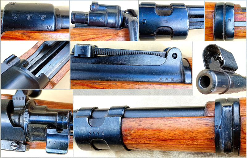 Karabiner K98k Hersteller 42 Mauser 1939 Norwegischer Umbau auf Kaliber .30-06 Wehrmacht – Bild 4