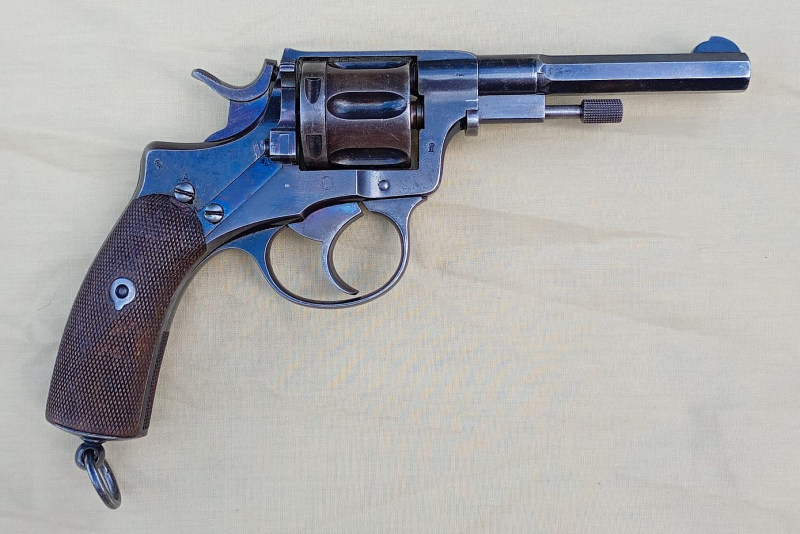 Nagant Revolver M1893 Norwegische Marine m/93 nummerngleich Kal.7,5mm – Bild 2