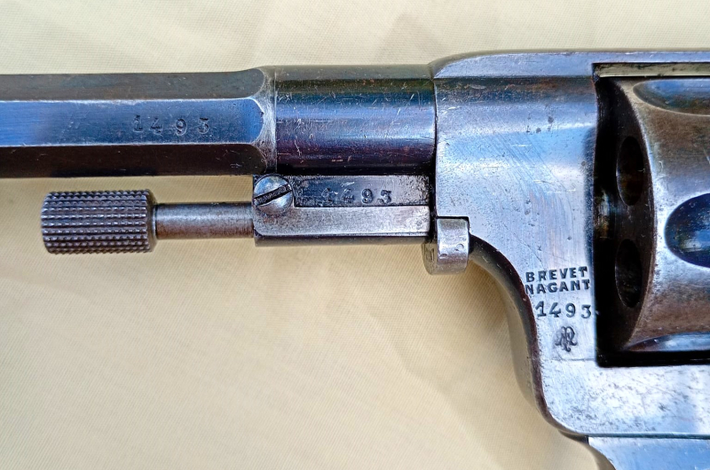 Nagant Revolver M1893 Norwegische Marine m/93 nummerngleich Kal.7,5mm – Bild 3