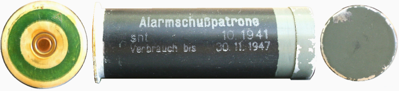 Wehrmacht Alarmpatrone Kal. 4 1941 – Bild 1