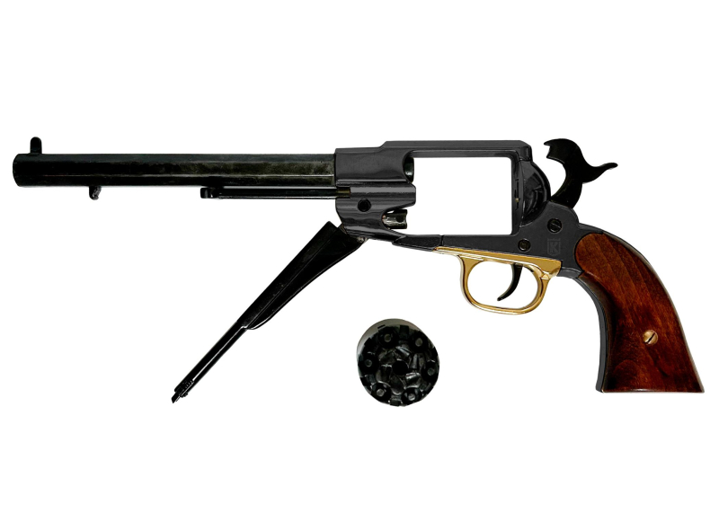 Remington 1858, Perkussionsrevolver, Schwarz, Replik – Bild 2