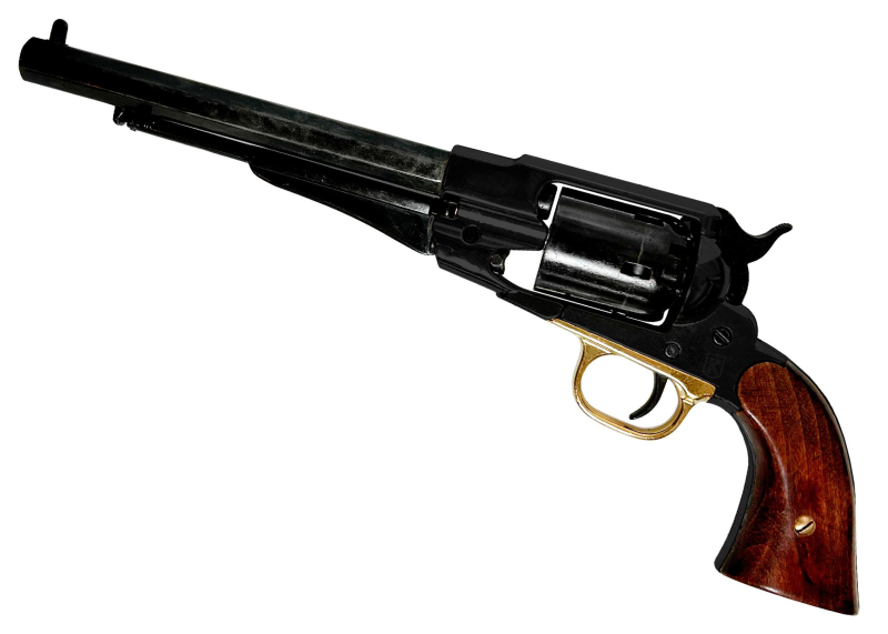 Remington 1858, Perkussionsrevolver, Schwarz, Replik – Bild 1