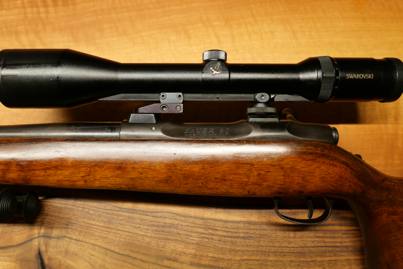 Sauer 80 Jagdmatch, cal. 22/250, Top Zustand!mit Swarovski Habicht – Bild 2