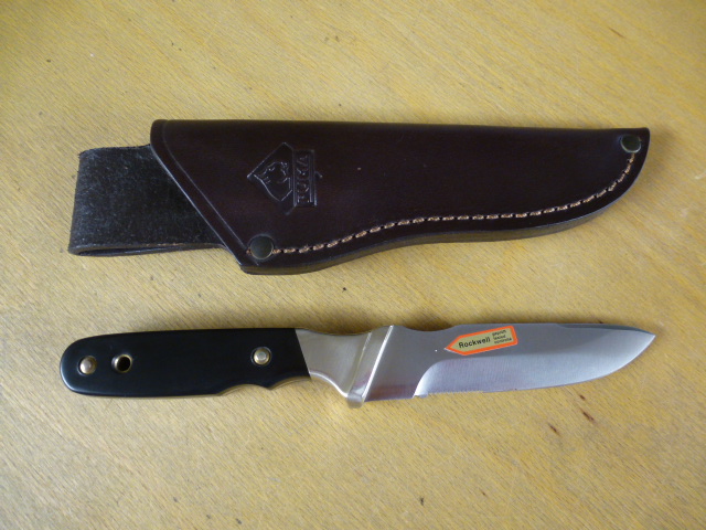 Puma Messer - 2+2 Raubwild - Nr. 11 3403 - schwarze Griffschalen - Lederscheide in OVP - Prototyp – Bild 2