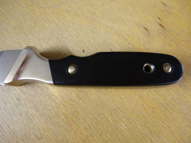 Puma Messer - 2+2 Raubwild - Nr. 11 3403 - schwarze Griffschalen - Lederscheide in OVP - Prototyp – Bild 6