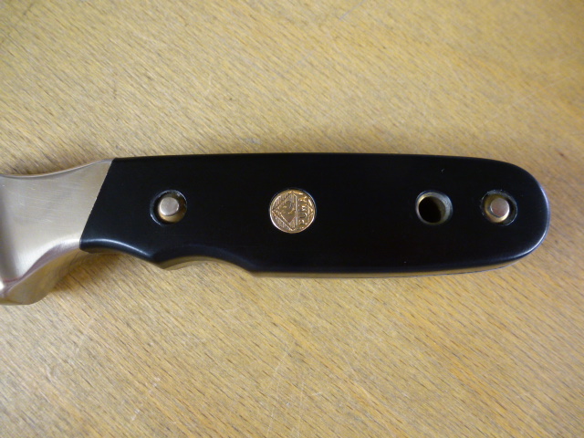 Puma Messer - 2+2 Raubwild - Nr. 11 3403 - schwarze Griffschalen - Lederscheide in OVP - Prototyp – Bild 5